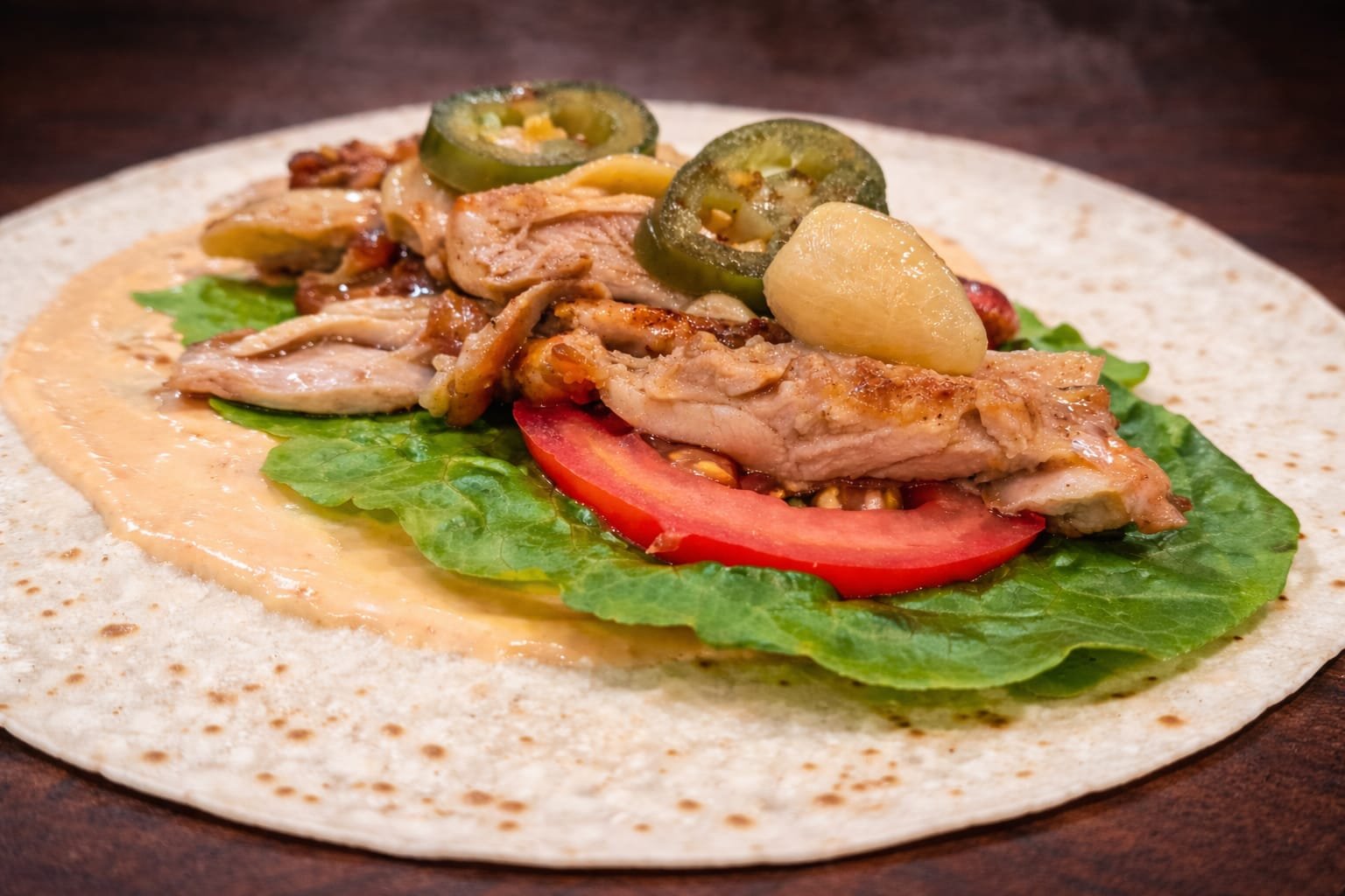 Smoked Chicken Wrap